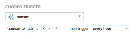 Setting a condition to trigger an email alert