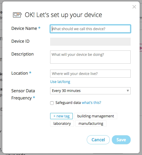 Dataviz Register Device