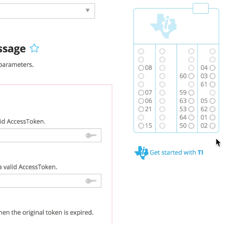 Setting up a pin on the virtual pin board