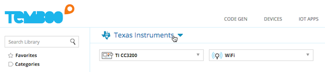 Selecting the Texas Instruments LaunchPad